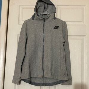 Women’s Nike Grey Full-Zip Hoodie S
